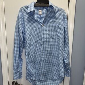 Peter Millar blue Checkered Men's Shirt size medium